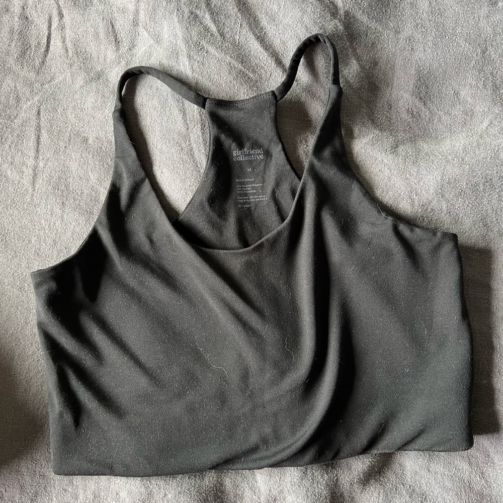 Girlfriend collective longline racer back bra